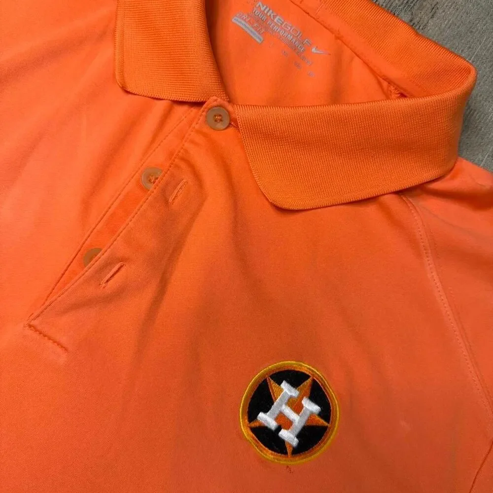 Nike Men's Orange Polo-shirts